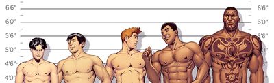 Height Chart for the Guys