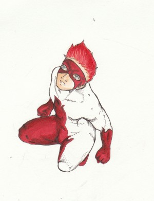 Copic Red Hot by Kinzie K.